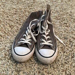 Gray High Top Converse